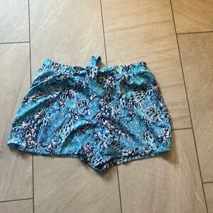 Lilly Pulitzer size ten flower shirt with tie waist like one worn once